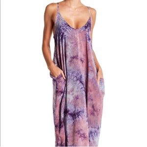 LOVESTITCH Cocoon tie die Maxi dress
